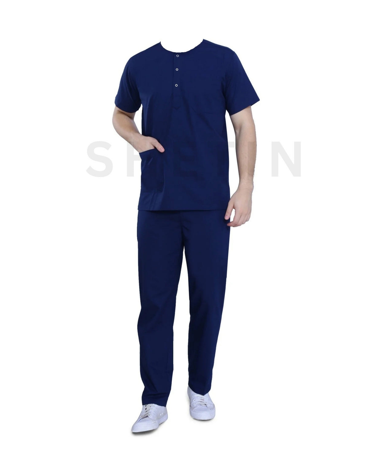 Men's Scrub Suit/ R-neck